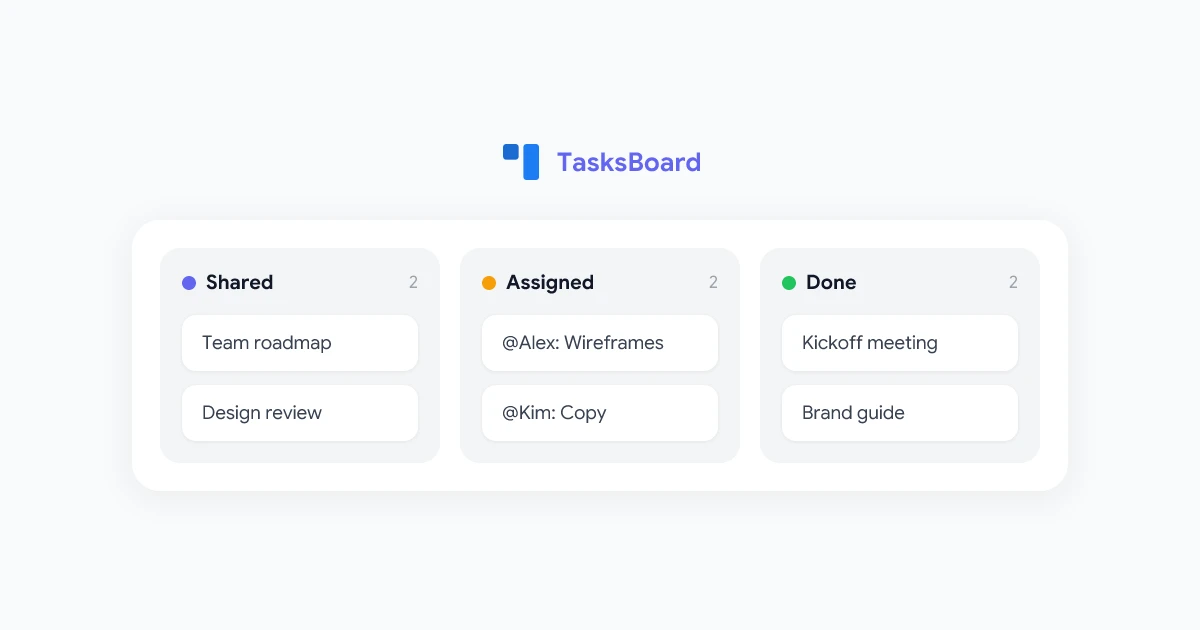 How to Share Google Tasks with TasksBoard